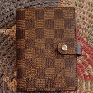 LOUIS VUITTON AGENDA PM DAMIER EBENE CA4087